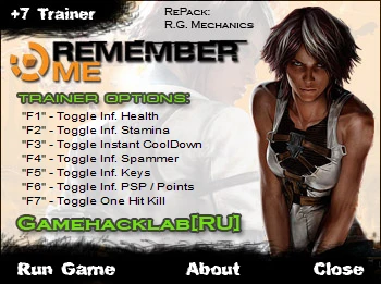Remember Me: Трейнер/Trainer (+7) [1.0.2] {CuBiC}