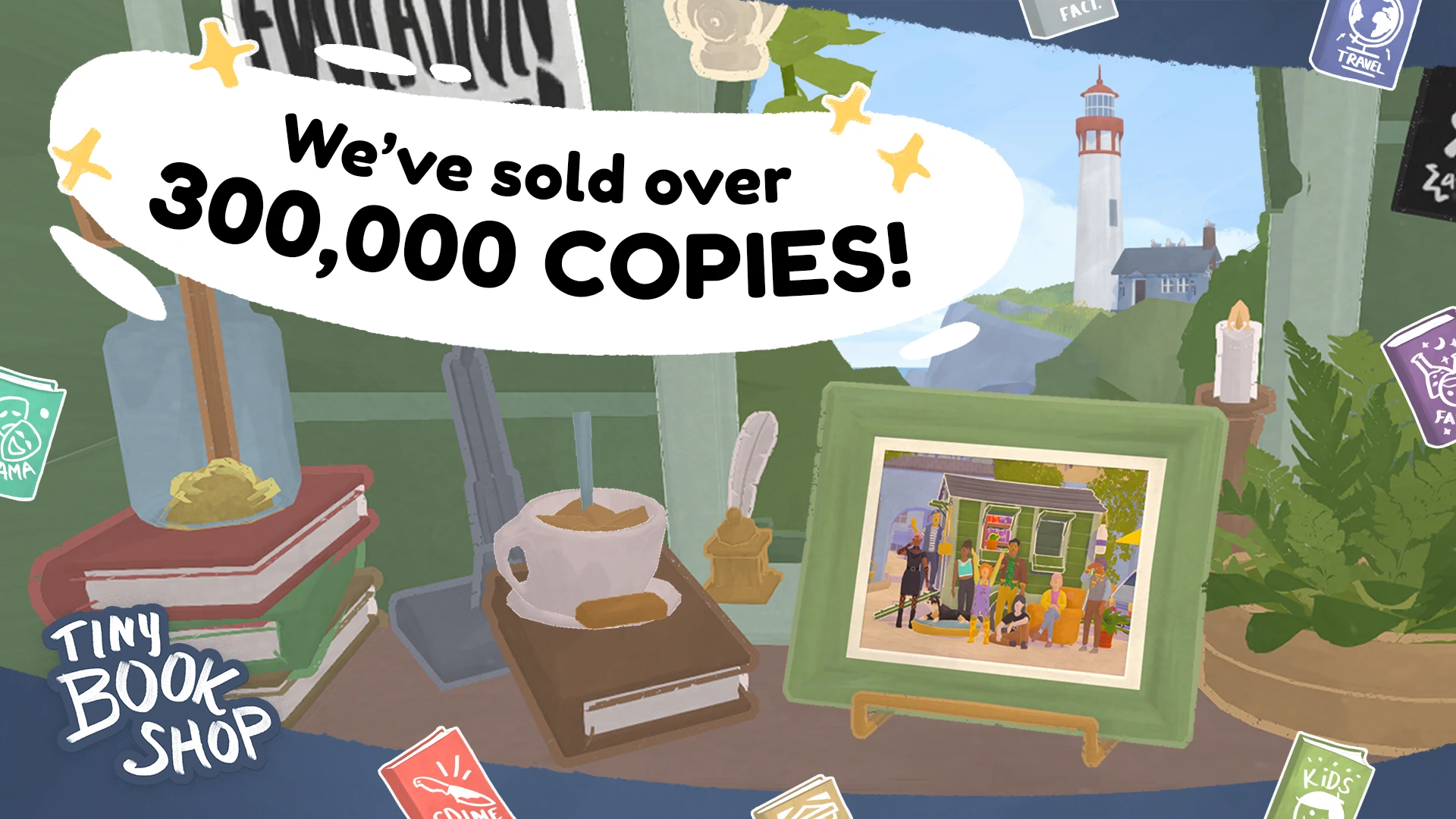 Tiny Bookshop разошлась тиражом 300 тысяч копий - разработчики готовят обновления и новый контент