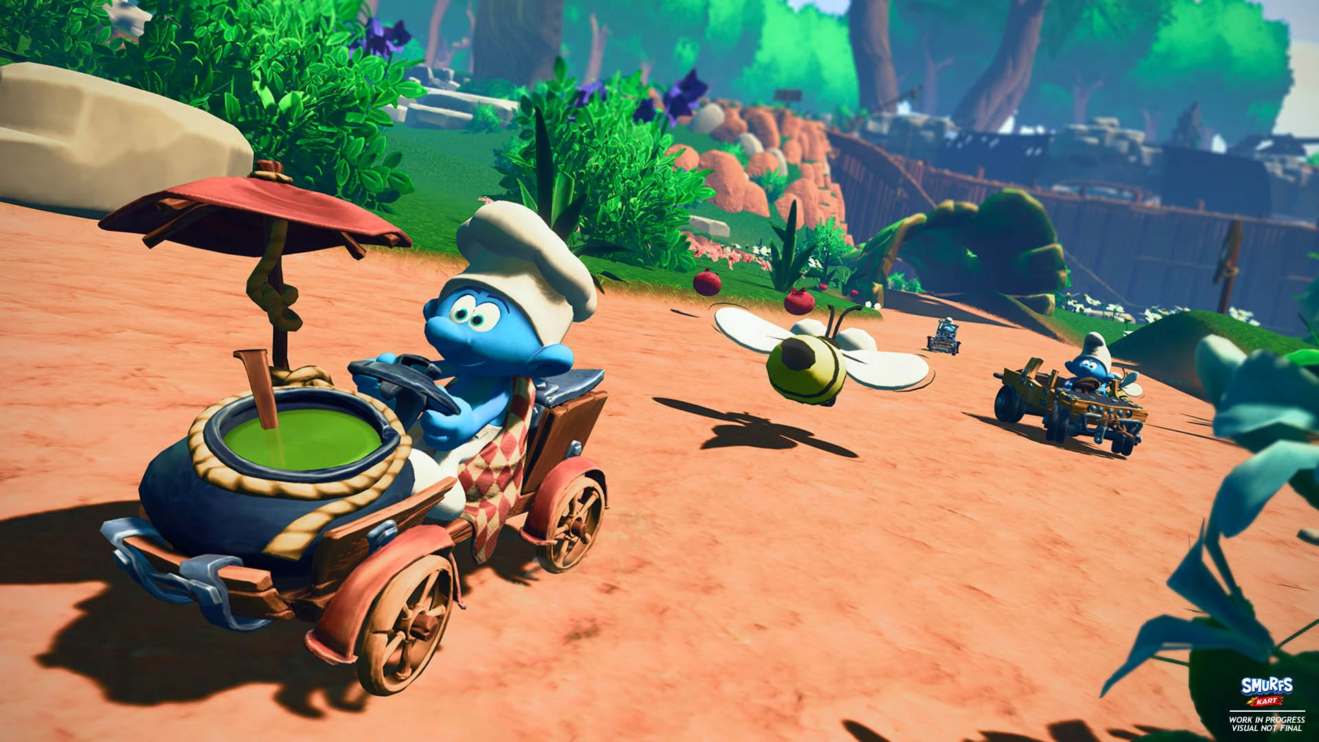 Гонка Smurfs Kart выйдет этой зимой на Nintendo Switch, игра разрабатывается компанией Eden Games