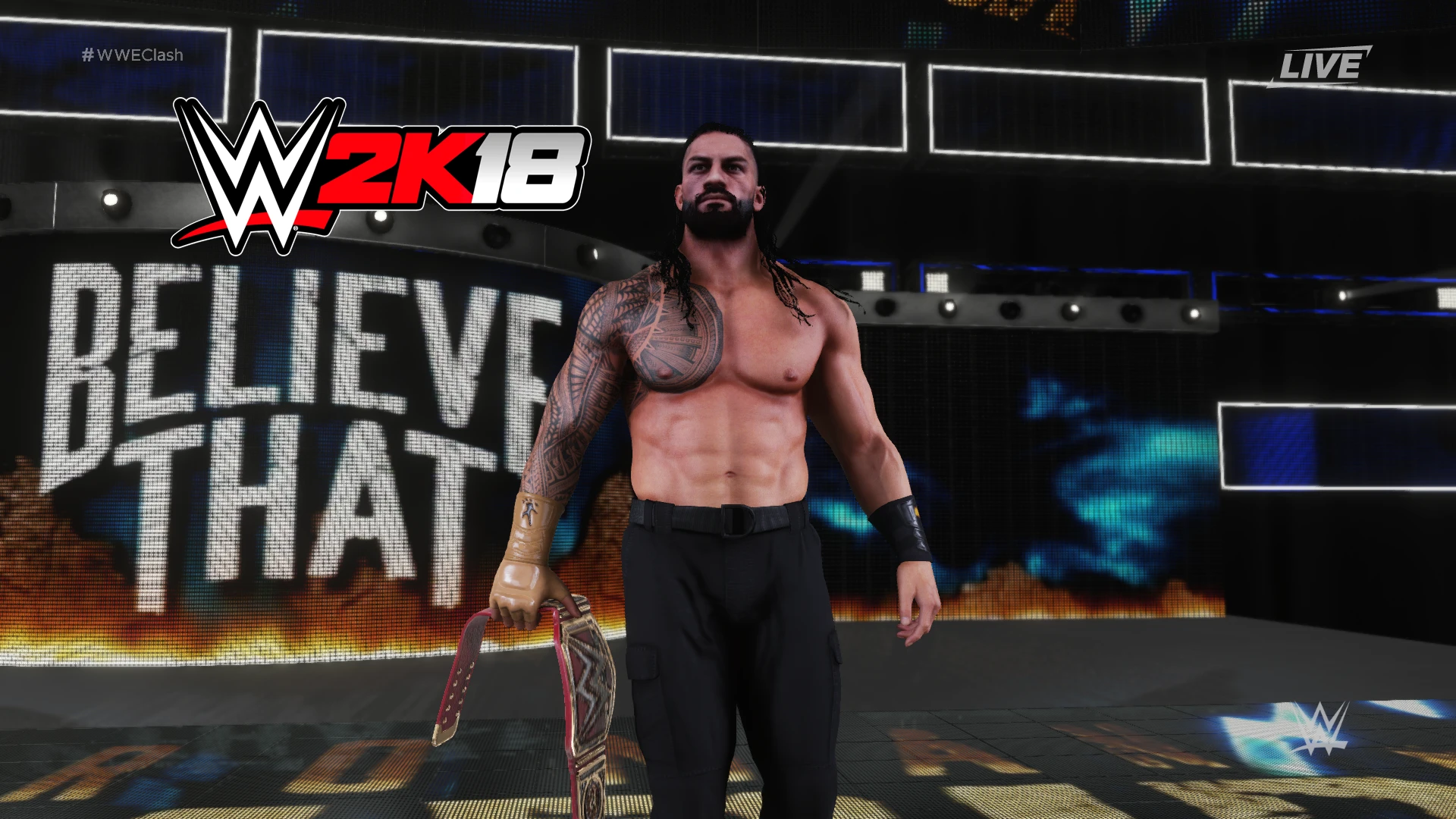 WWE 2K18 "ROMAN REIGNS '21 Наряд Мод"