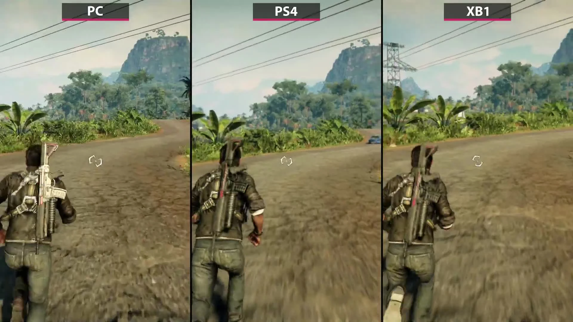 Just Cause 4 - Сравнение графики PC Ultra vs. PS4 vs. Xbox One (Candyland)