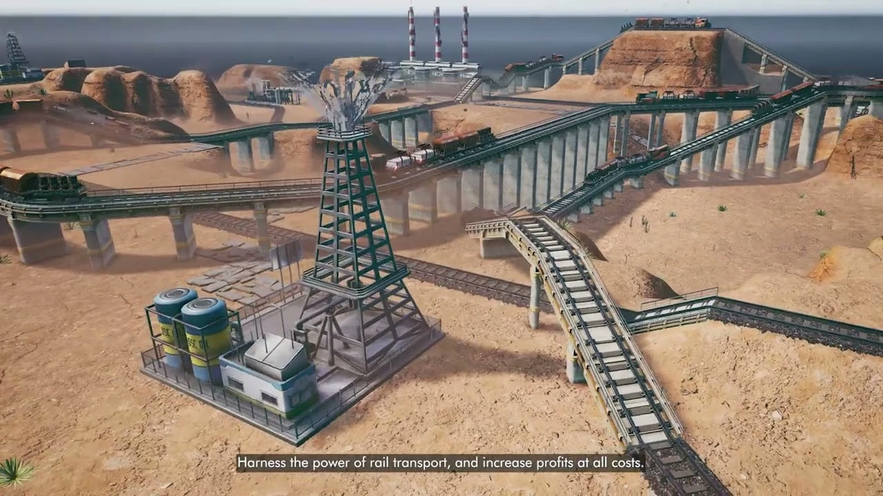Железнодорожная стратегия RAILGRADE стала доступна на ПК и Nintendo Switch