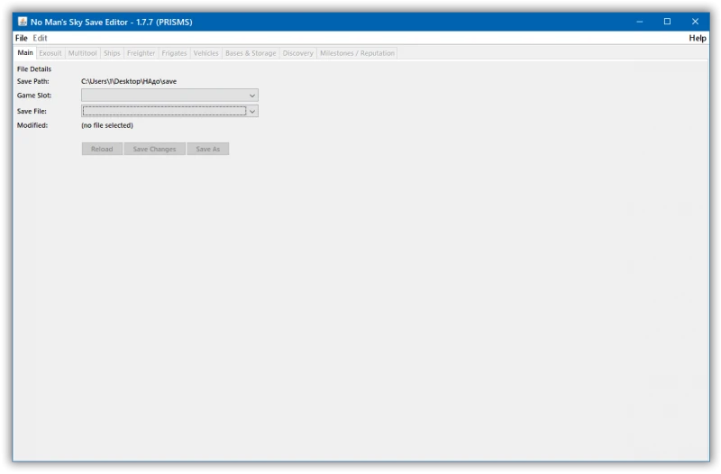 No Man's Sky "Редактор Сохранений" [1.18.1] {goatfungus}