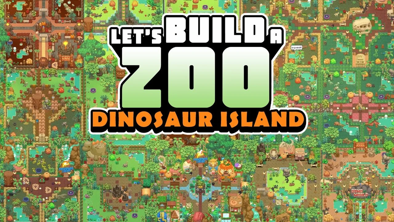 Для симулятора зоопарка Let's Build a Zoo анонсировано дополнение Dinosaur Island