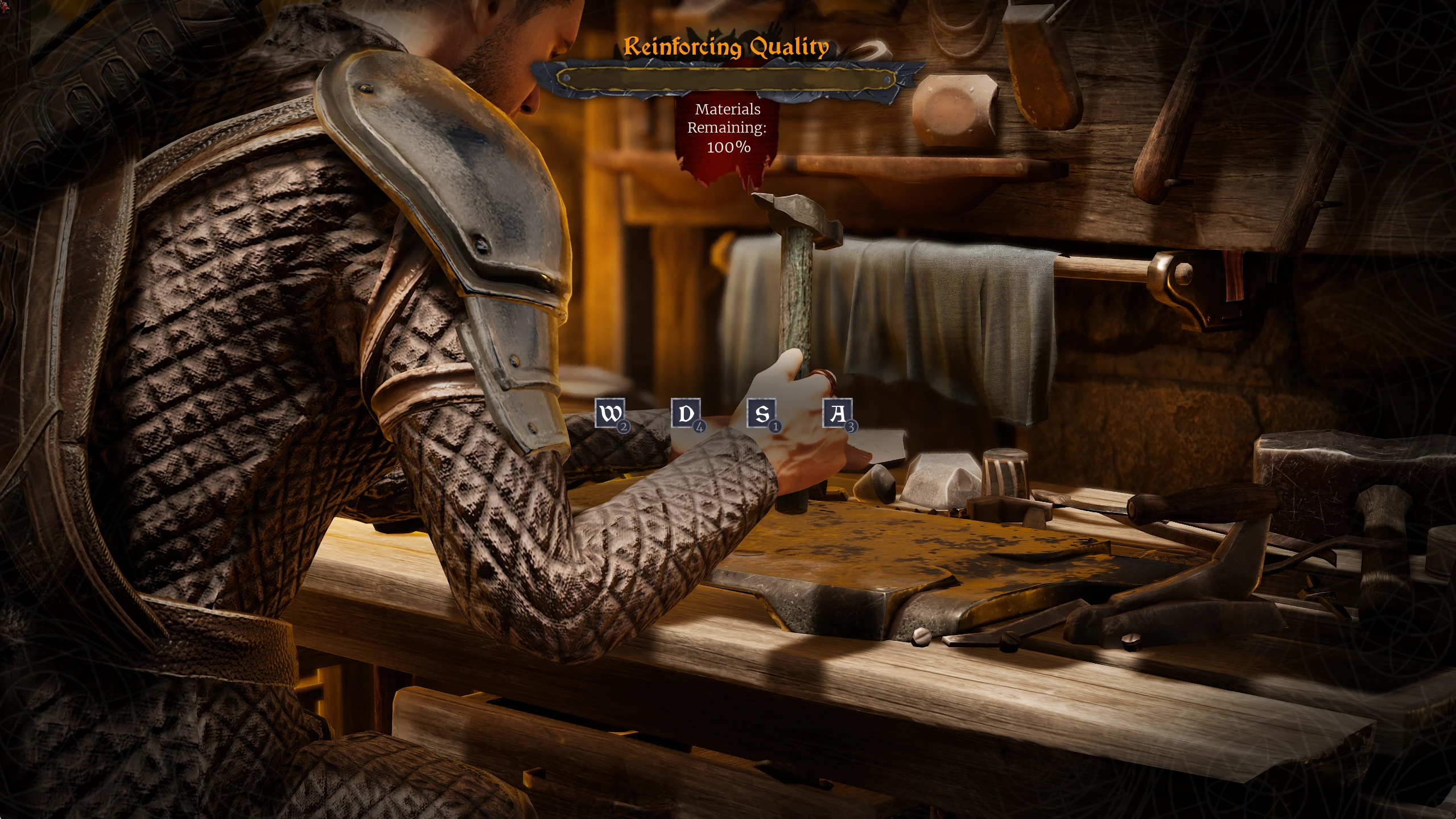 Of Ash and Steel "Чит-Мод - Упрощение улучшения доспехов" [1.0.4] {CommanderTTM}