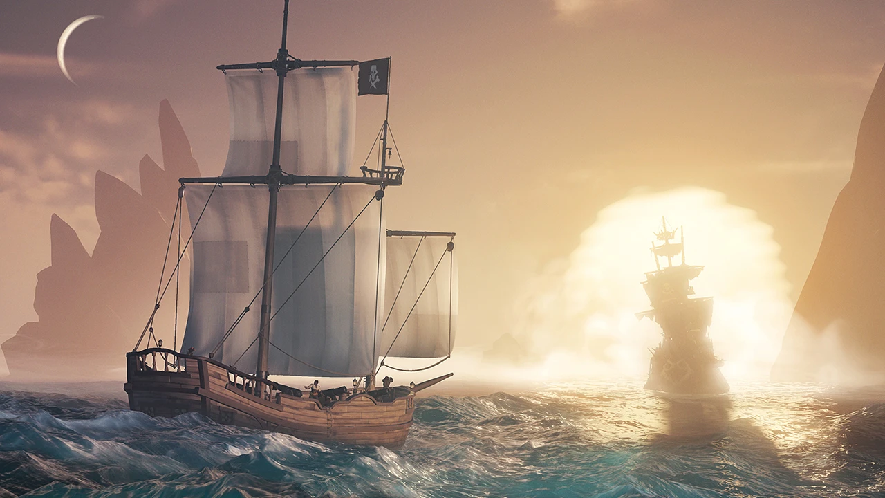Корабли скелетов ворвутся на просторы Sea of Thieves в конце июля с обновлением Cursed Sails