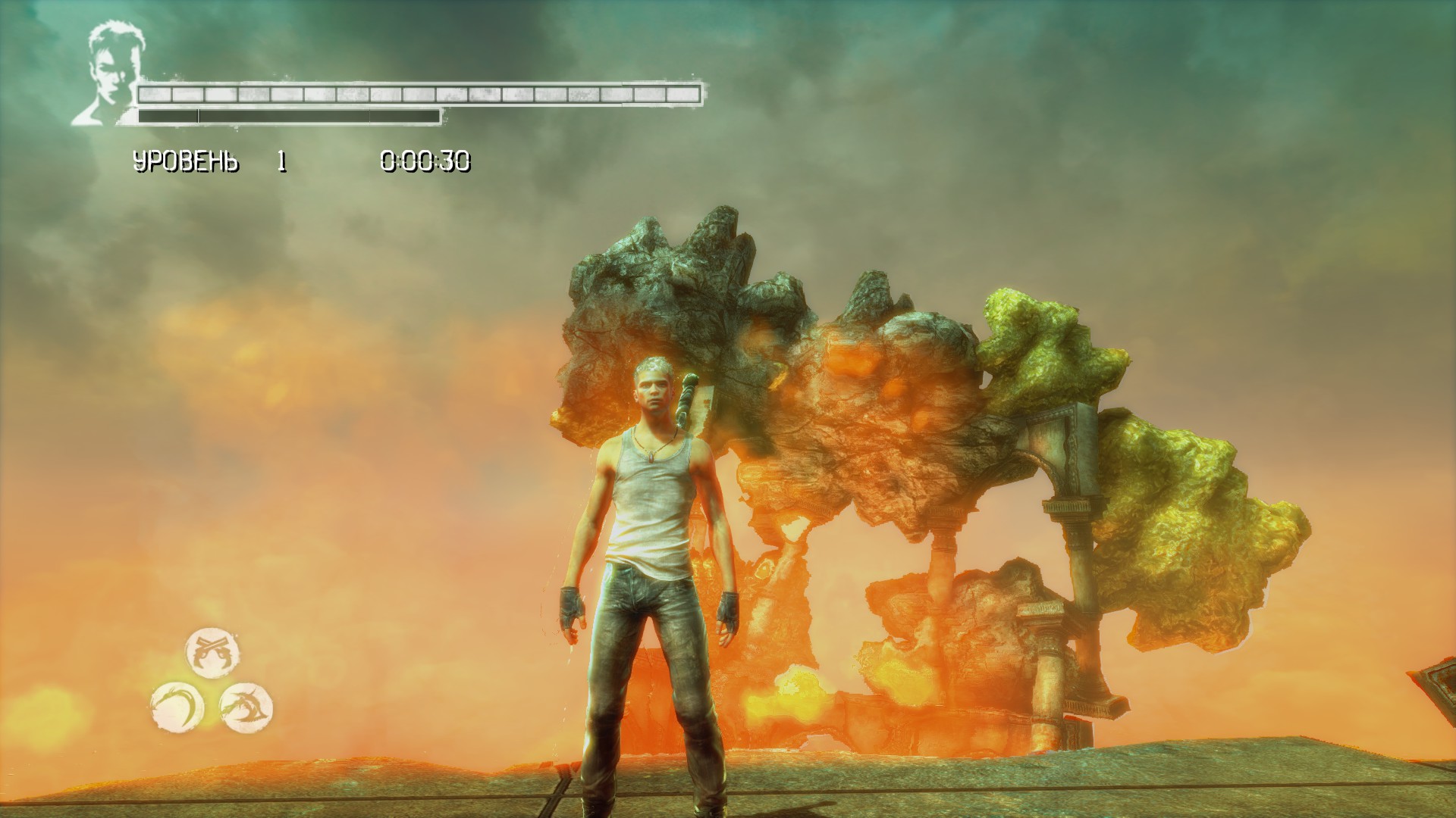 DmC: Devil May Cry "Сын Спарды Белые Волосы"