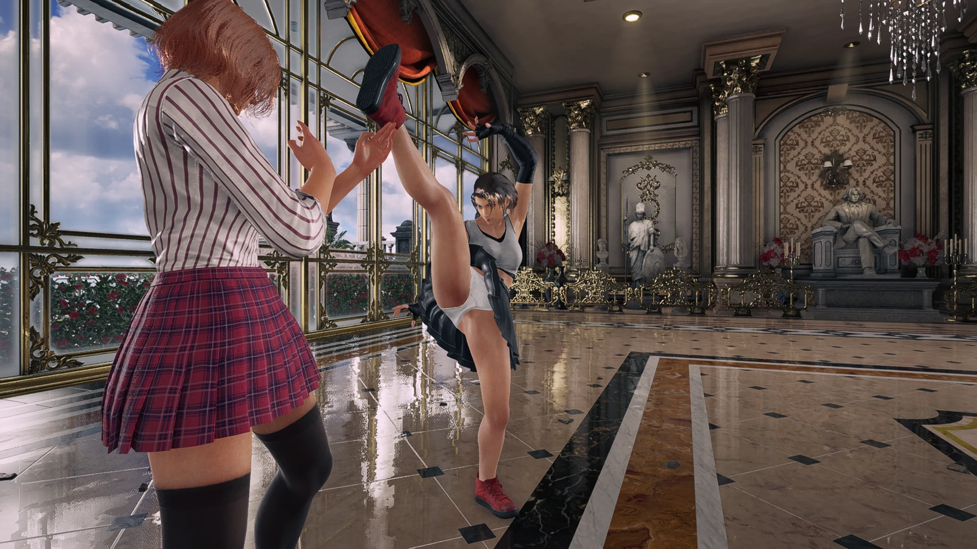 Tekken 8 "Белые трусики для мини-юбок"