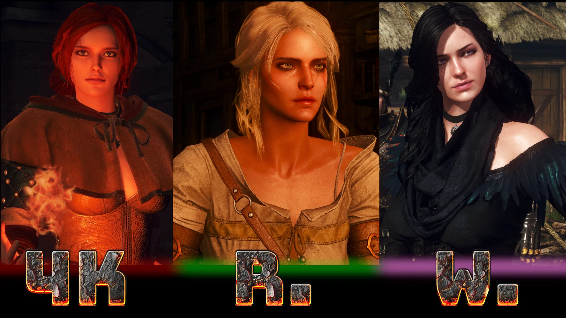 The Witcher 3 Complete Edition "4К девушки"