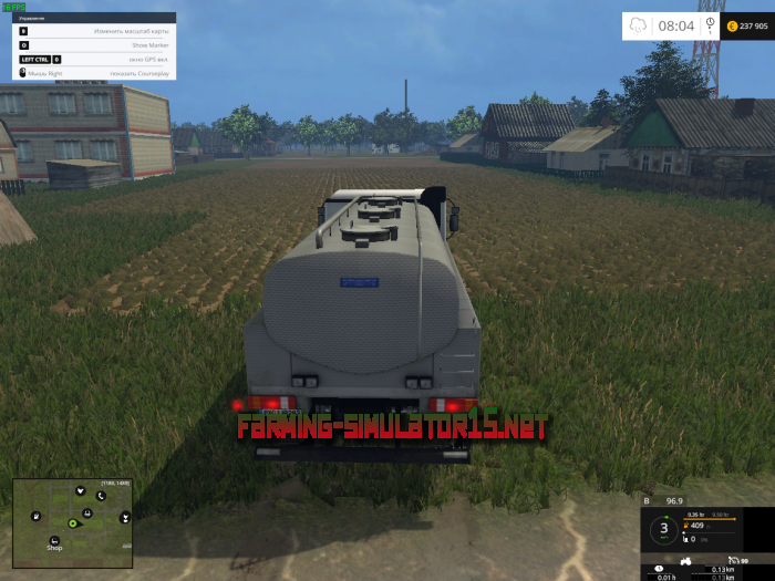 Скачать Farming Simulator 2015 "Молоковоз Milk Truck v 1.01" - Геймплей