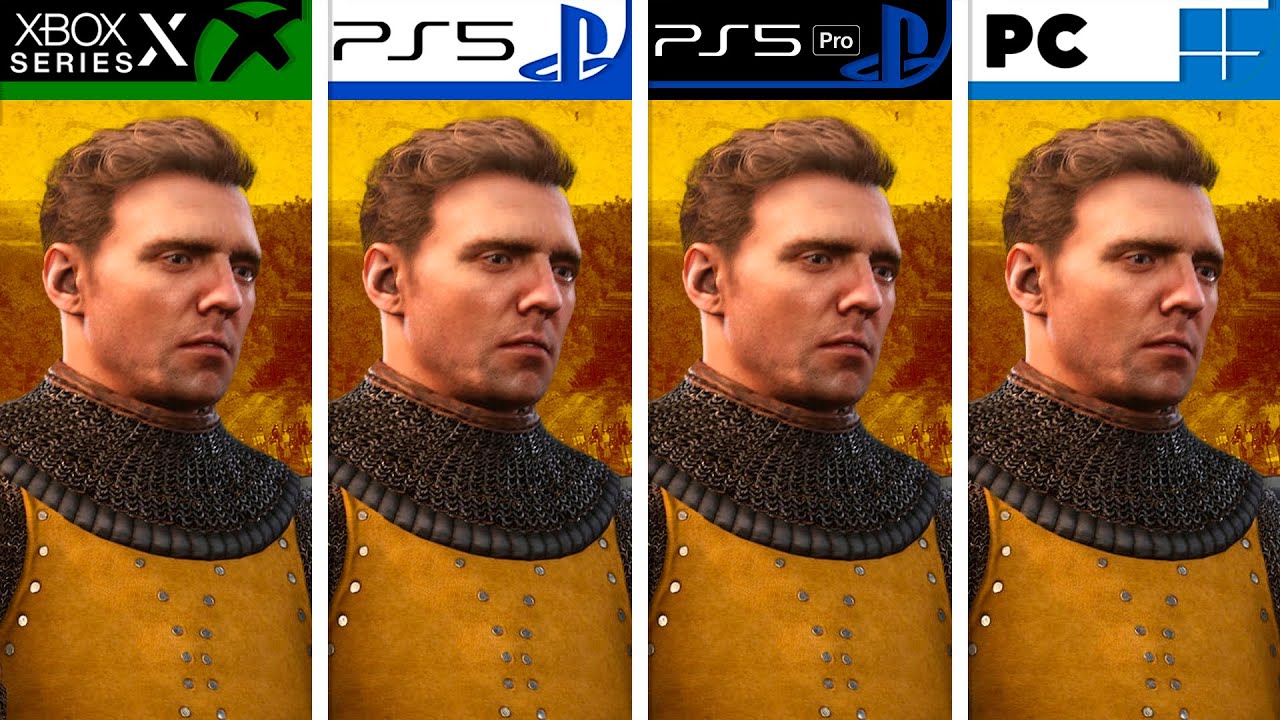 Сравнение графики Kingdom Come: Deliverance 2 на PS5, Xbox Series X и ПК