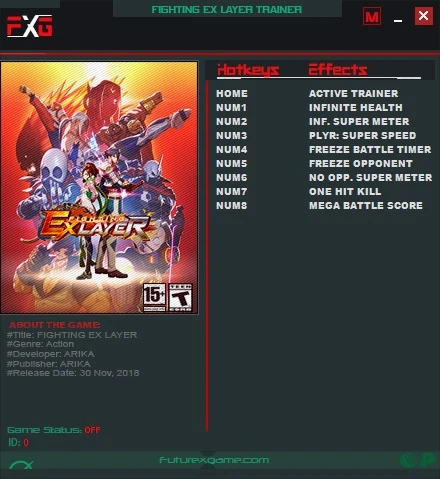 Fighting EX Layer: Трейнер/Trainer (+8) [v1.1.1] {FutureX}