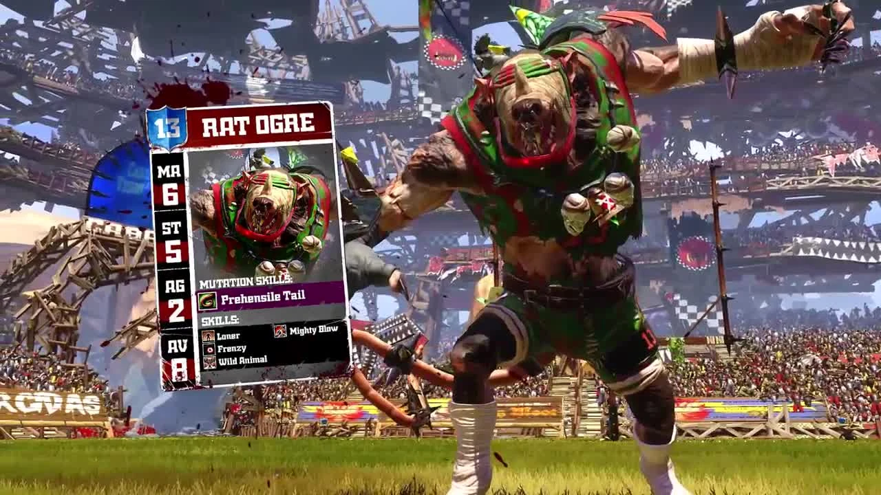 Blood Bowl 2 "гномы против скавенов"