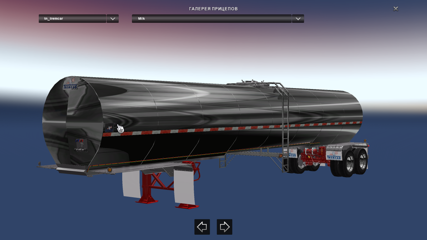 Euro Truck Simulator 2 "Tremcar Milk Tanker"