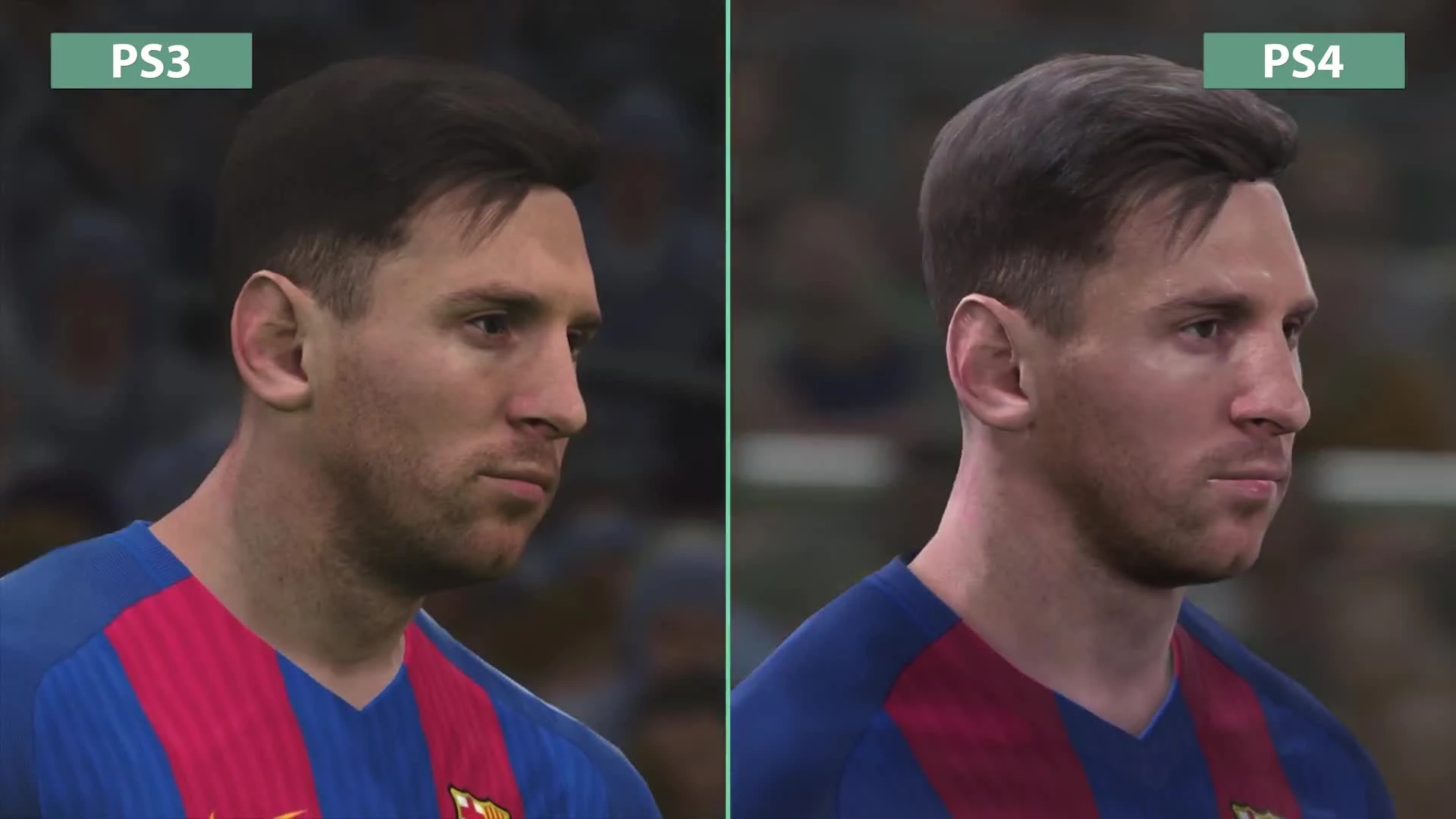PES 2017 "Сравнение графики PS3 vs. PS4 (Candyland)"