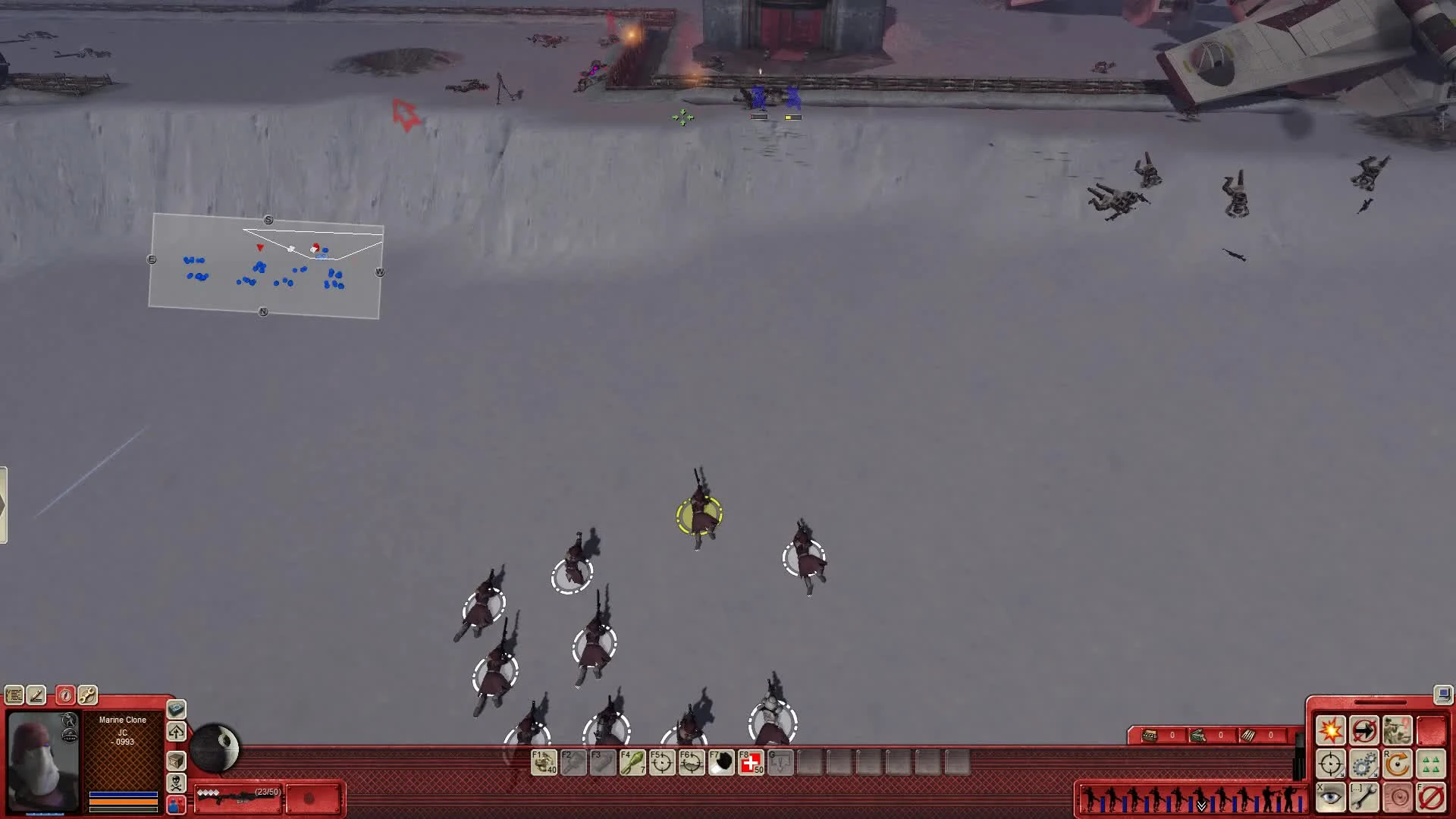 Империя подавляет восстание в игре Men of war 2 STAR WARS