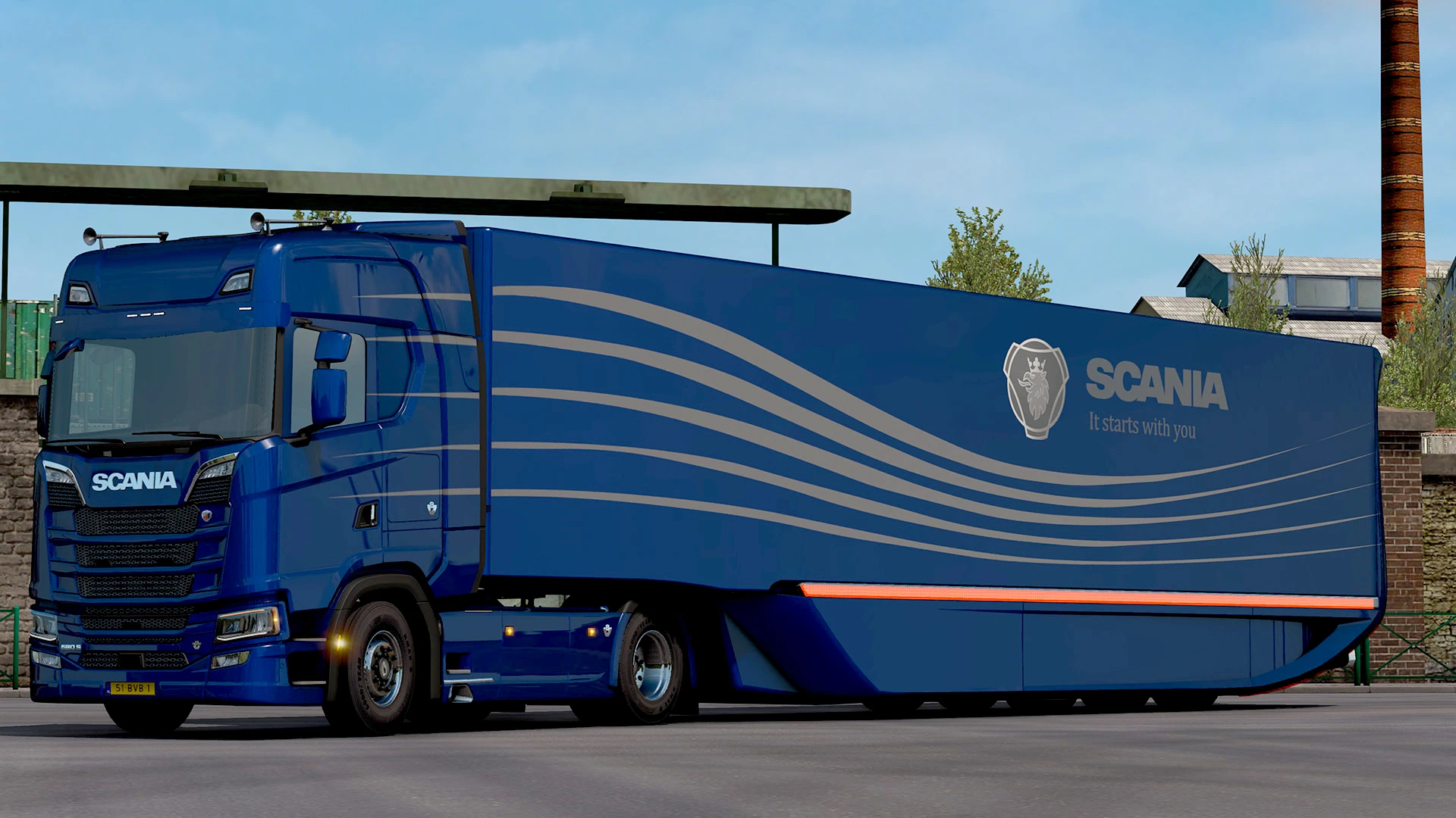 Euro Truck Simulator 2 "Прицеп AeroDynamic в собственность" [1.51]