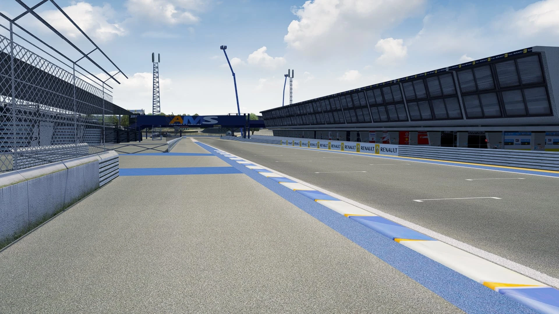 Assetto Corsa "AMS Renault тестовый трек v1.0"