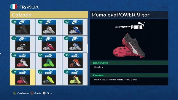 PES 2018 "BootPack +100 Botas HD Season 2018/2019"