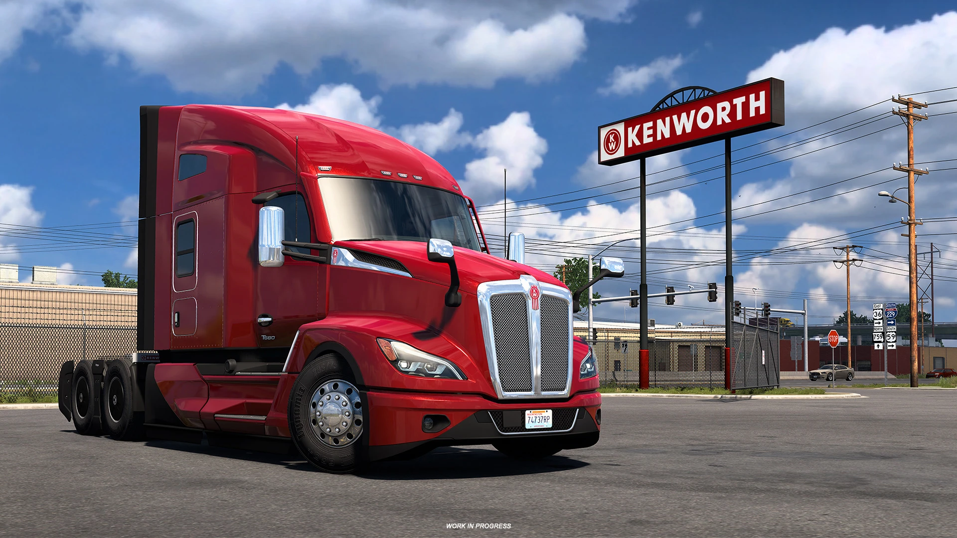 В обновлении 1.55 для American Truck Simulator Kenworth T680 получит обновление