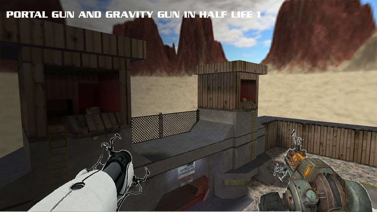 Half-Life "Гравитационная Пушка и Портальная Пушка"
