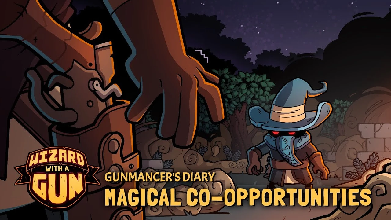 Кооперативный геймплей представлен в новом трейлере Wizard with a Gun
