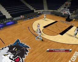 NBA 2K9 "Minnesota Timberwolves площадка"