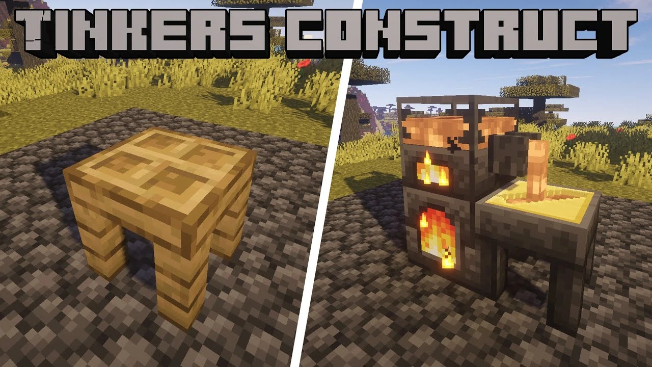 Minecraft "Тинкерс Констракт - Tinkers' Construct" [1.7.10 - 1.18.2]