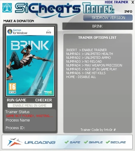 Brink: Трейнер (+6) [v1.0 - Update 1] {h4x0r}