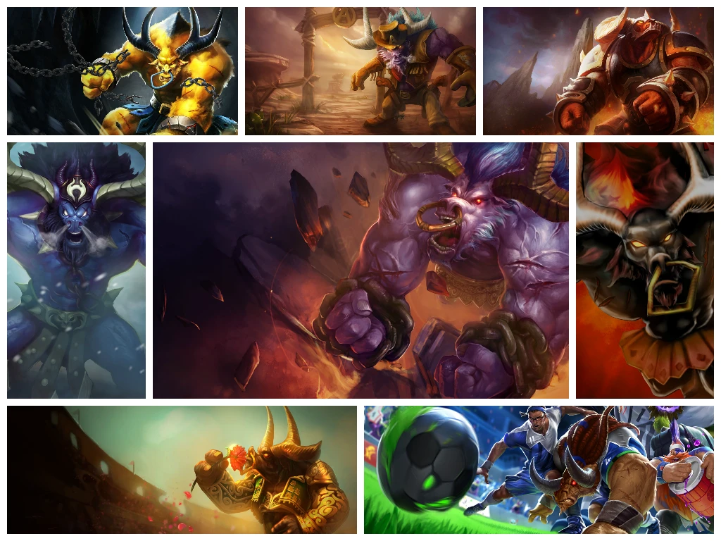 League of Legends - Чемпионы - Танки - Алистар