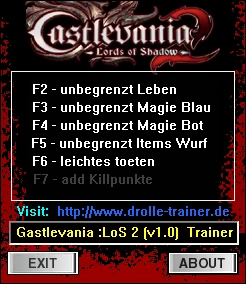 Castlevania ~ Lords of Shadow 2: Трейнер/Trainer (+5) [1.0] {dR.oLLe}