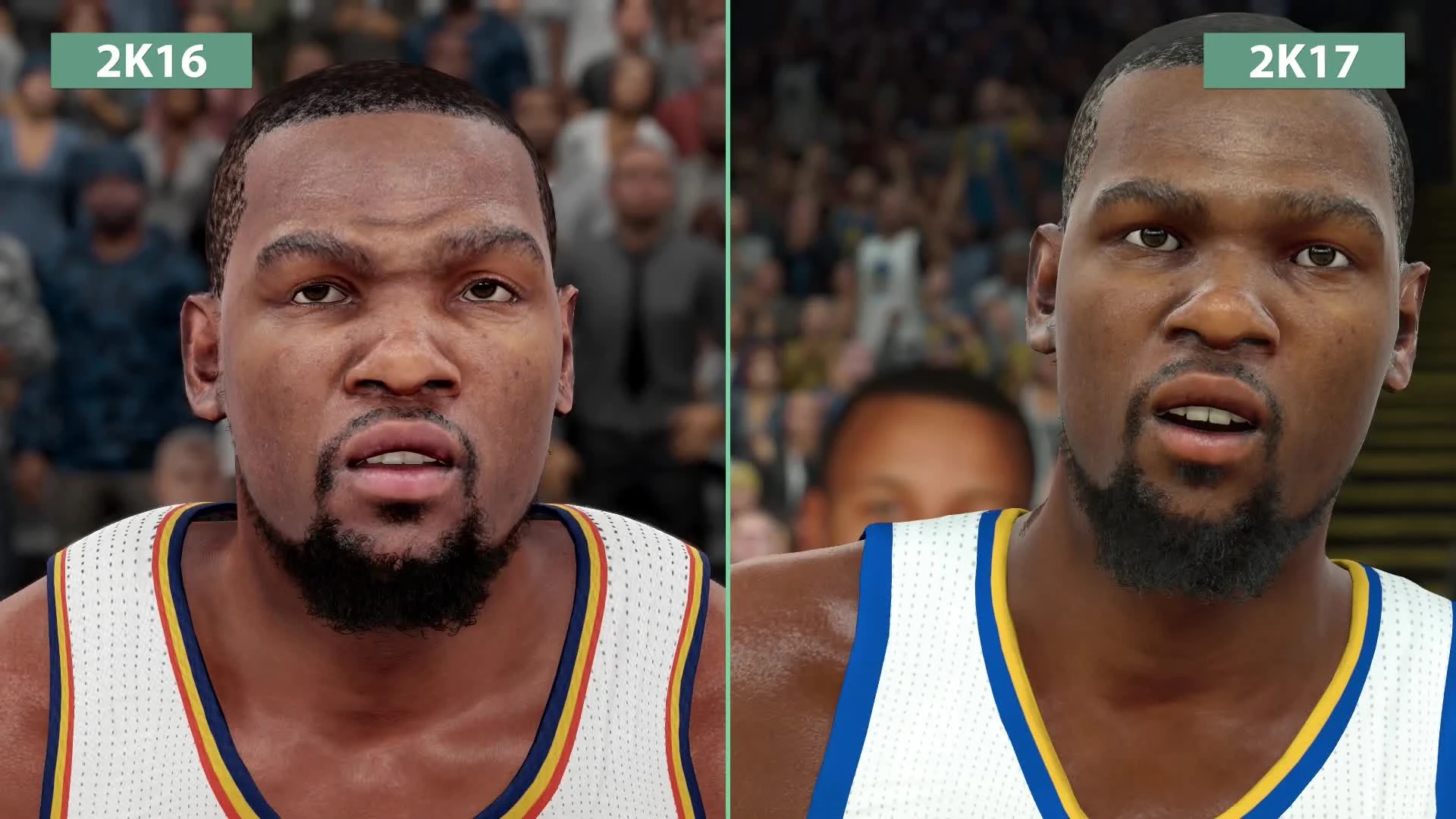Сравнение NBA 2K16 vs. NBA 2K17 (Candyland)