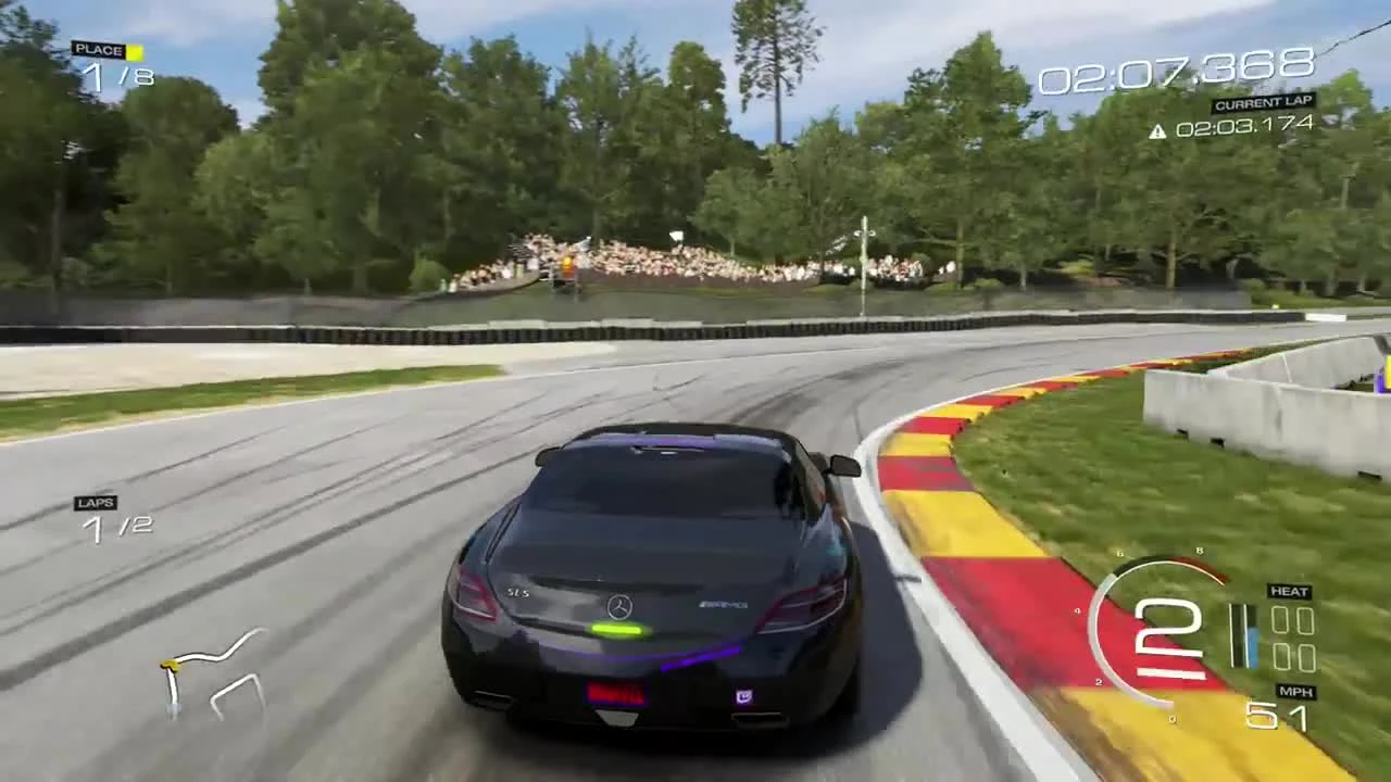 Forza Motorsport 5 "Геймплей на Mercedes-Benz SLS AMG"