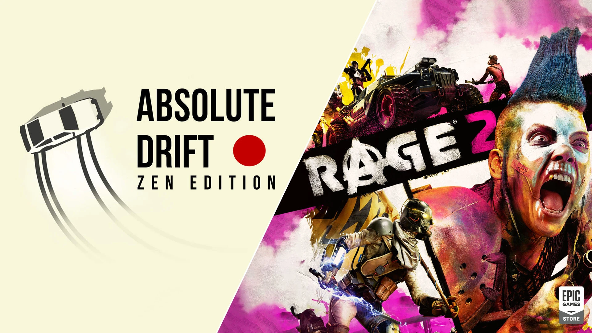 В Epic Games Store началась бесплатная раздача Rage 2 и Absolute Drift