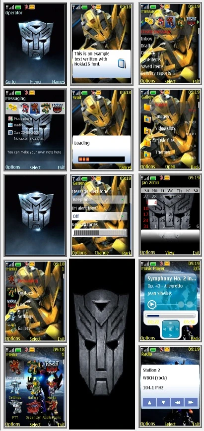 Transformers: War for Cybertron "Theme for Nokia s40 240x320"
