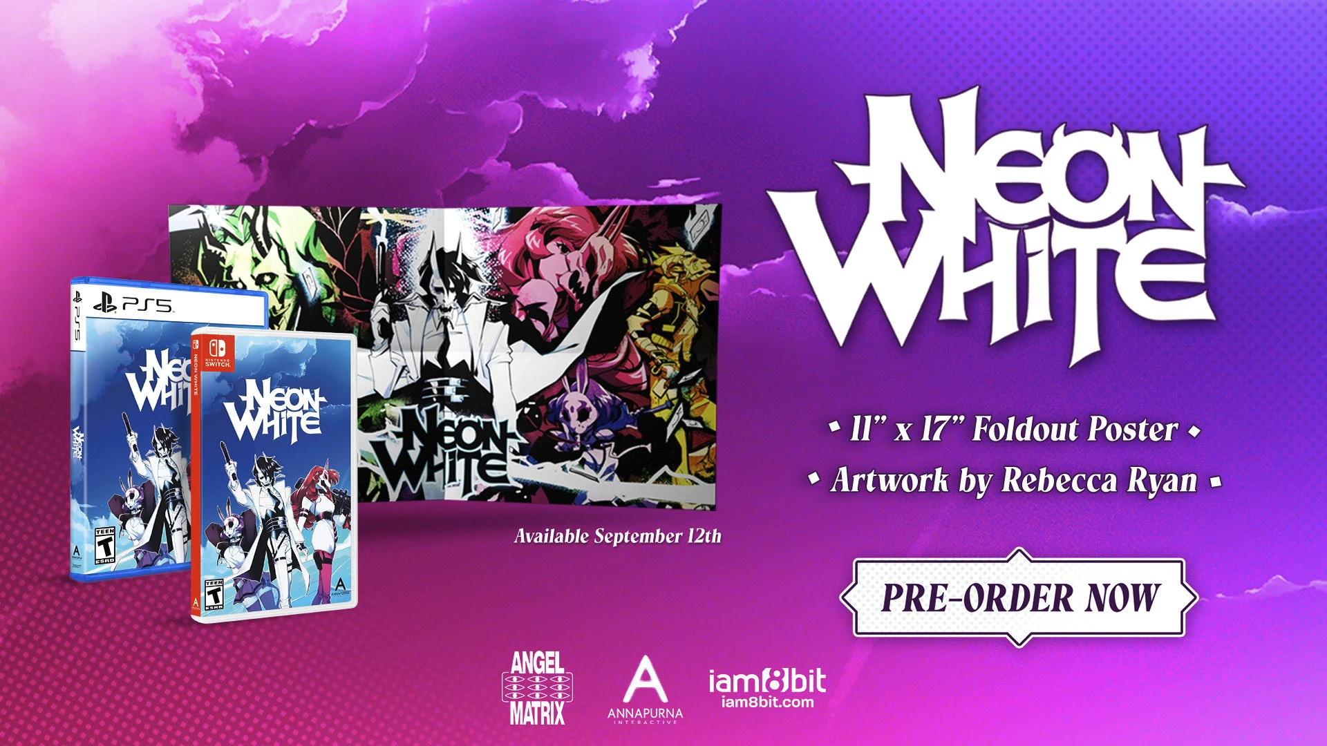 Физическое издание Neon White для PS5 и Switch поступит в продажу 15 сентября
