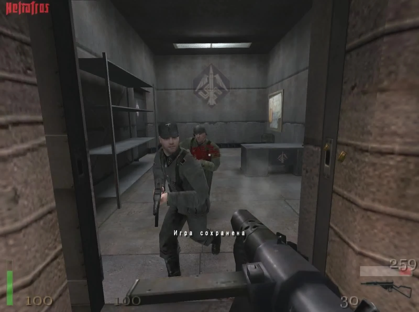 Прохождение RTCW: Вольфенштейн 2001 без урона #11 (+все секреты)