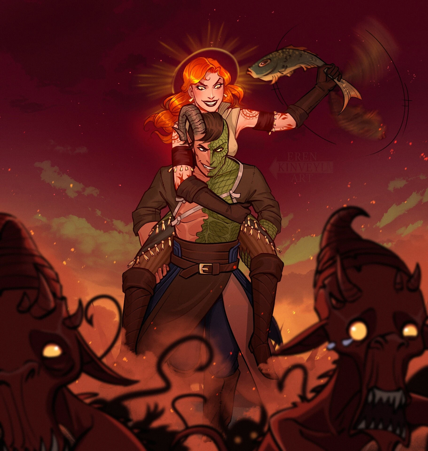 Командор и Ланн раздают леща