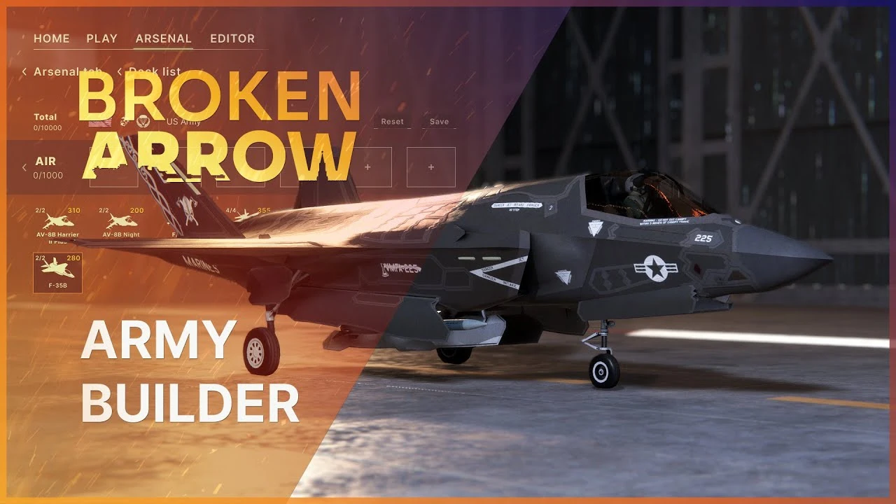 Разработчики Broken Arrow продемонстрировали редактор армии