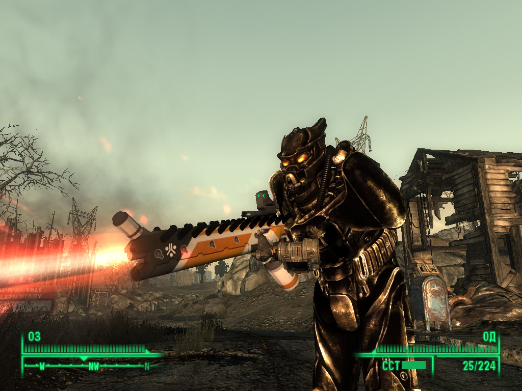 Fallout 3 "Инопланетная штурмовая винтовка Alien Assault Rifle (AAR-525)"