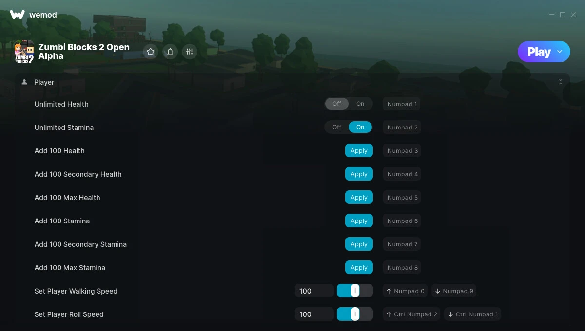 Zumbi Blocks 2 Open Alpha "Трейнер +28" [UPD: 23.07.2025] {STiNGERR / WeMod}