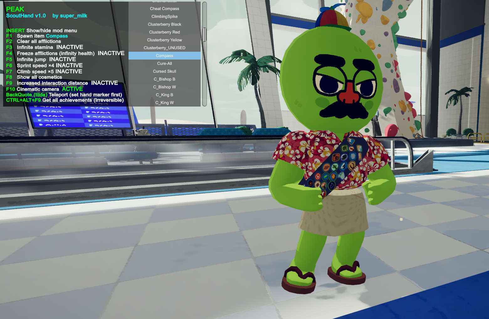 Peak "Чит-Мод: ScoutHand"