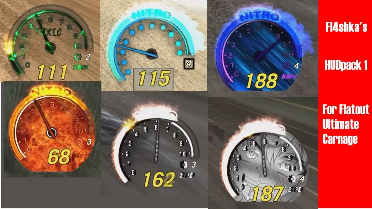 Flatout: Ultimate Carnage "Первый пак худов от Fl4shka"