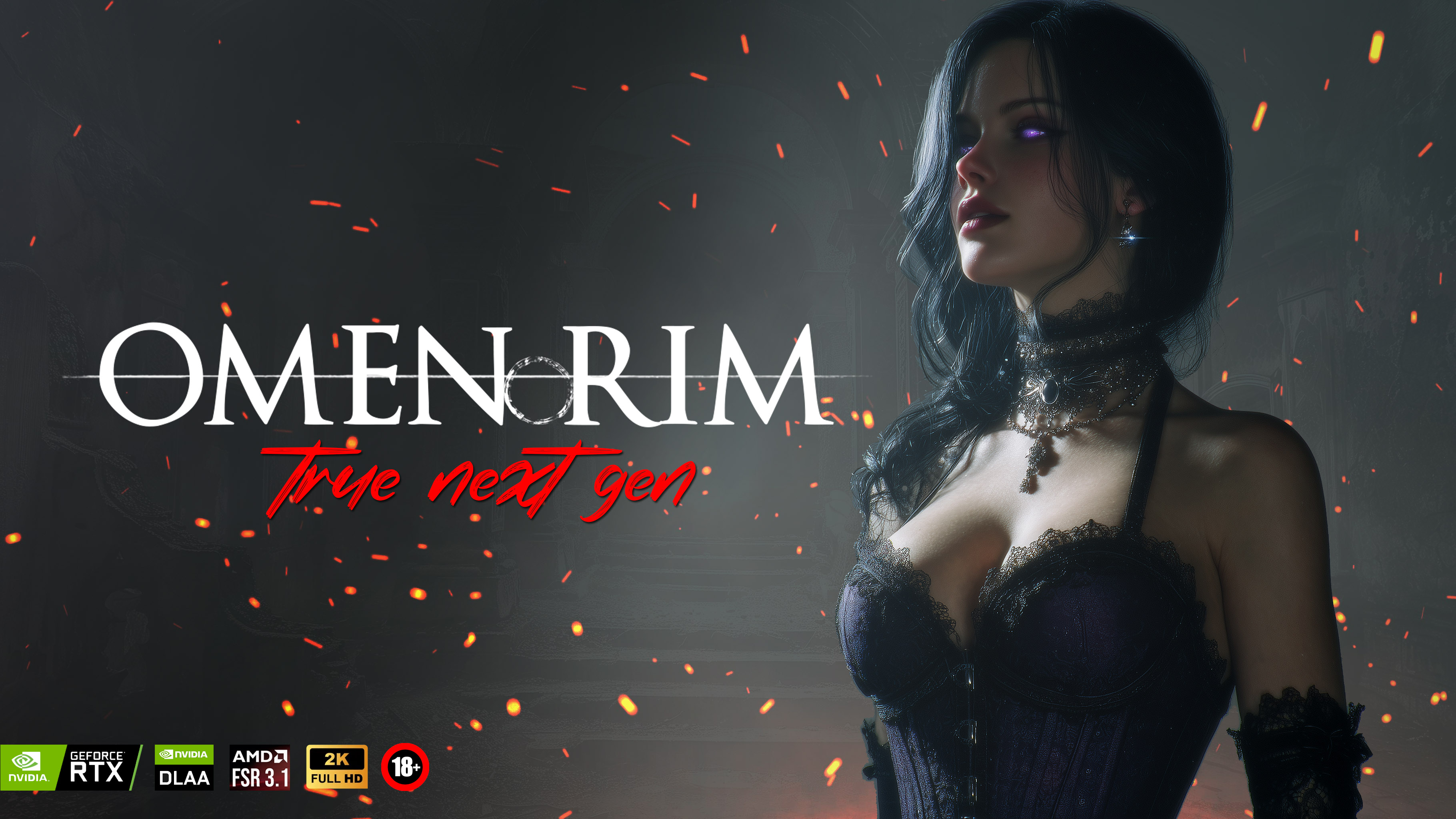 Skyrim SE "Сборка модов OmenRim Remastered, изменяющих графику и геймплей" [v4.0.1f] {Omen}