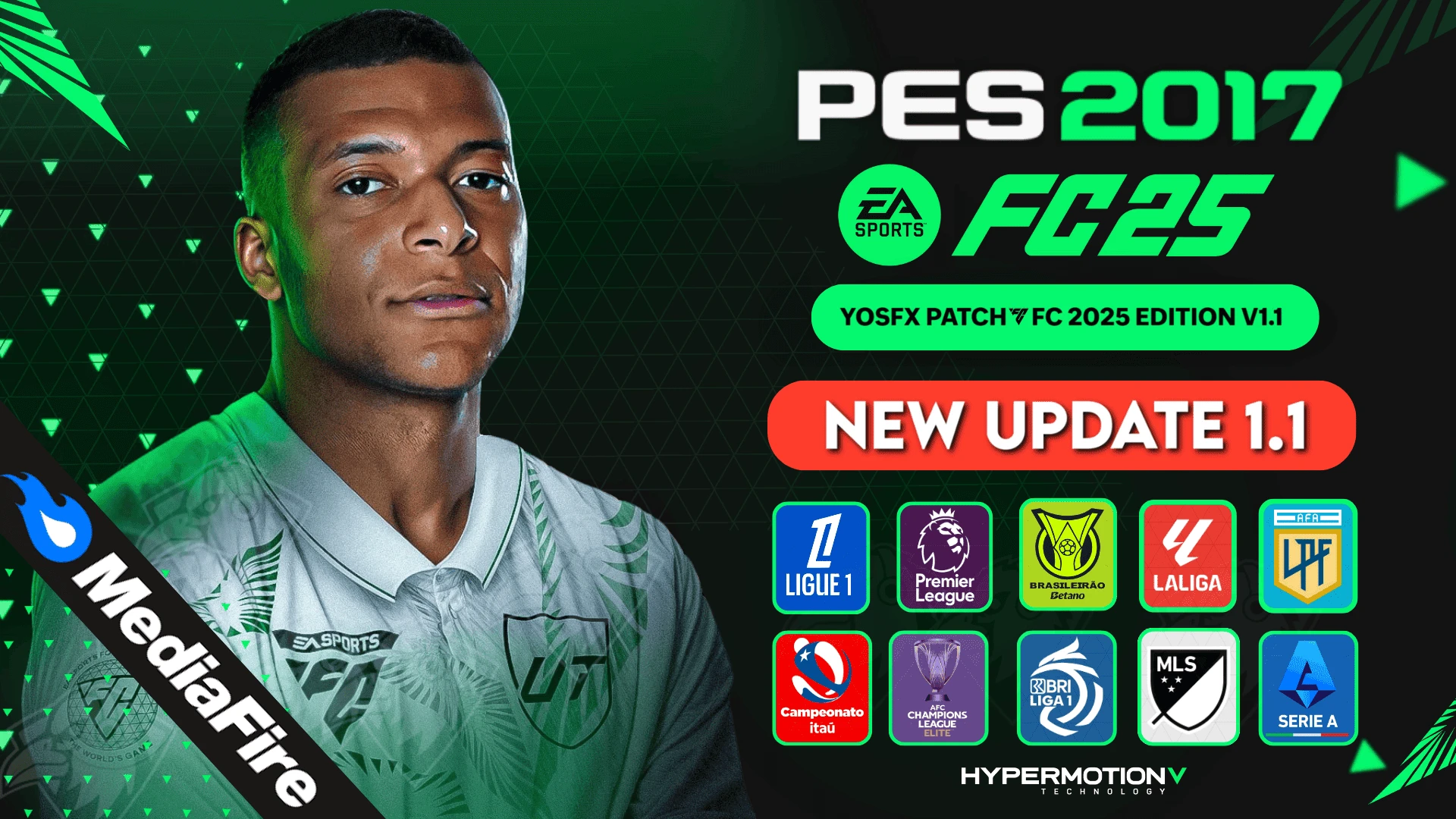 PES 2017 "YosfX Patch FC 2025 Edition Сезон 2024-2025" [1.1]