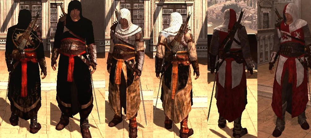 Assassin's Creed: Brotherhood "altair costumes pack"
