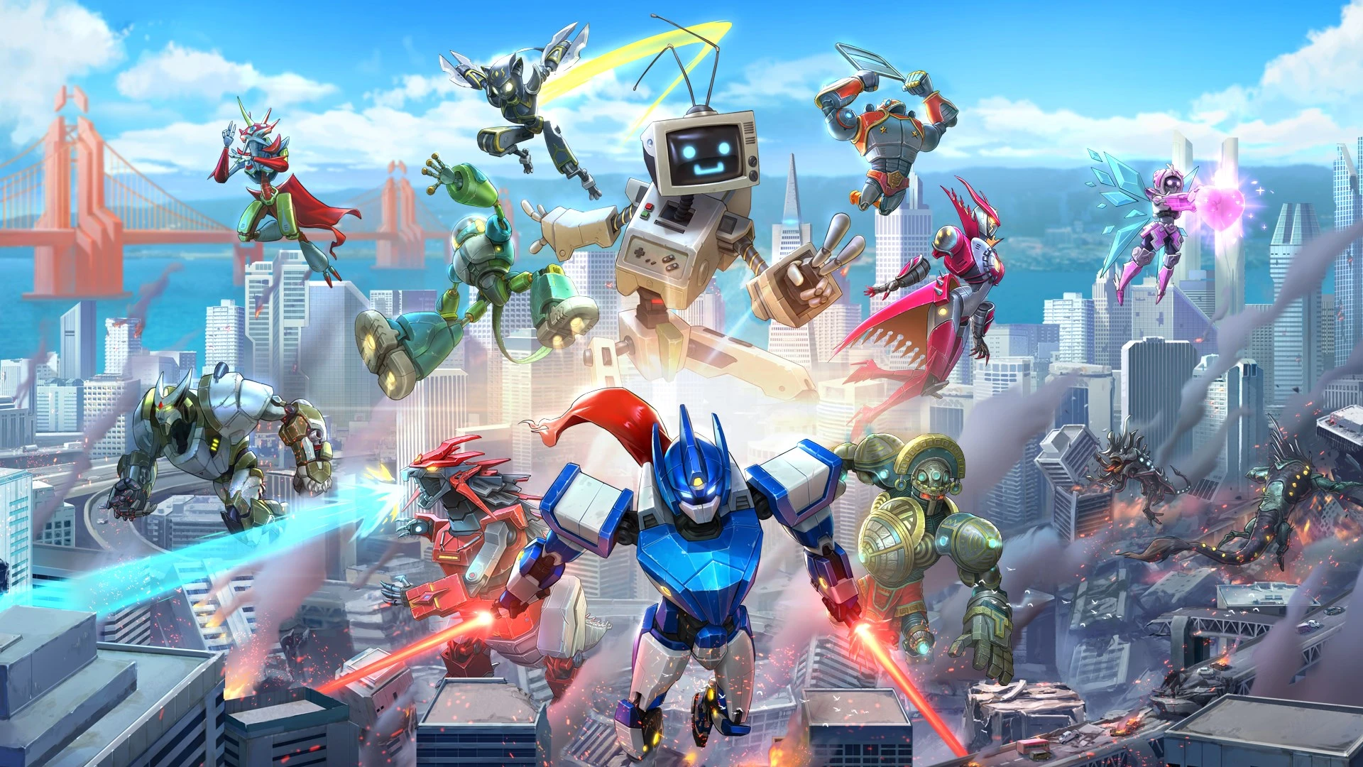 Override: Mech City Brawl выйдет на Switch
