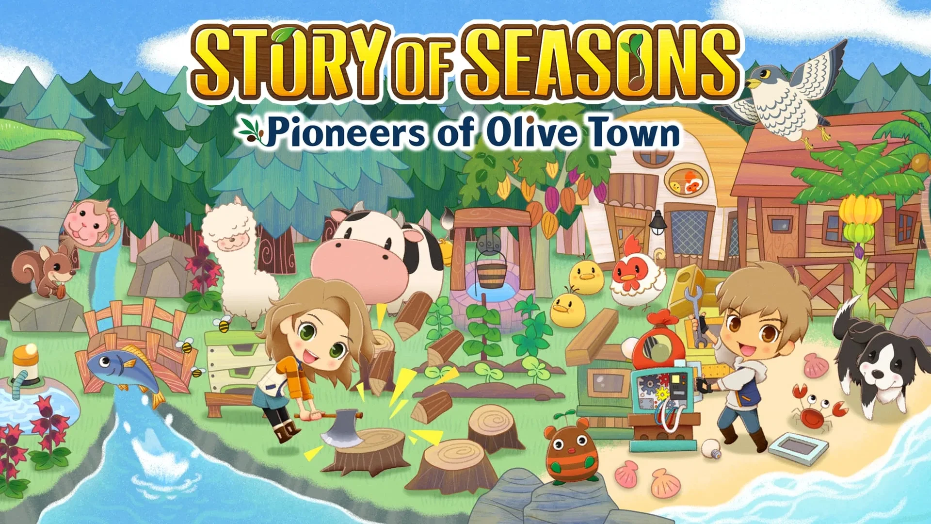 Рекламные ролики Story of Seasons: Pioneers of Olive Town, демонстрирующие фермерство, рыбалку, свидания и мн. другое