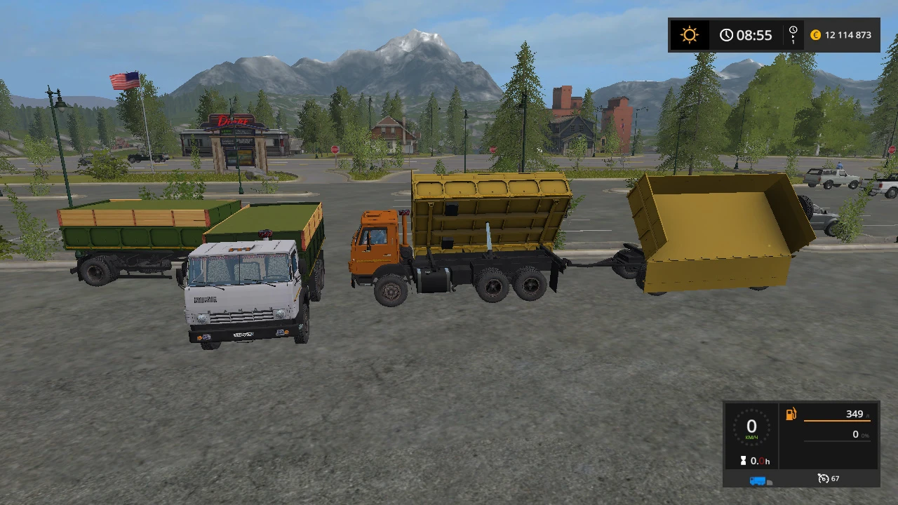 Farming Simulator 17 "Kamaz-55102S V1.0"