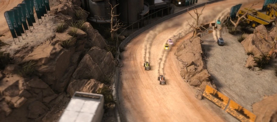 Изометрические гонки Mantis Burn Racing выйдут на PS4 и Xbox One